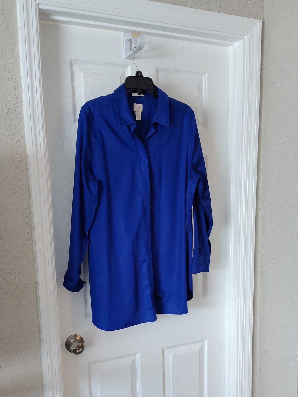 Chico's No Iron Button-Up Blouse
